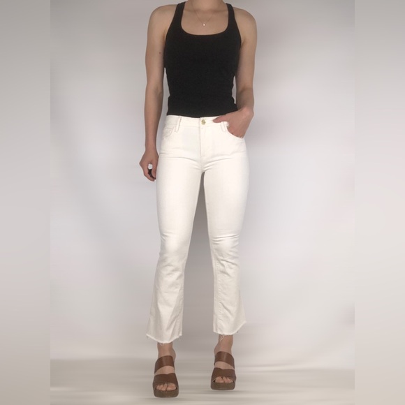 Frame Le‎ Crop Mini Boot in Au Natural Clean - Picture 1 of 9
